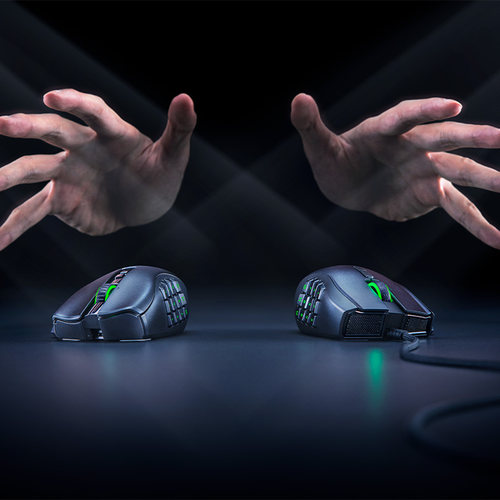 Razer雷蛇那伽梵蛇左手版Naga有线电竞游戏专用鼠标RGB宏机械侧键 - 图3