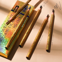 Brand laser 1818 golden pull wire Eyebrow Pen Ripping waterproof lasting not falling color Not fainting beginners Female