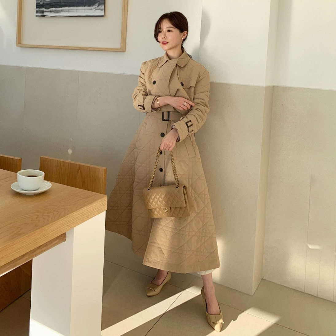 韩国冬装时尚感棉衣棉服短款外套+马甲连衣裙设计感多穿法两件套,淘宝优惠券,粉丝福利购,淘宝优惠卷