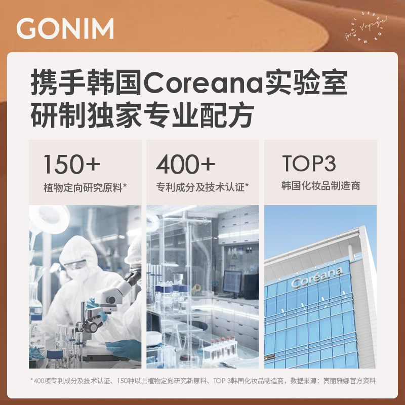 【新品】gonim复活草补水保湿女面膜 Gonim贴片面膜