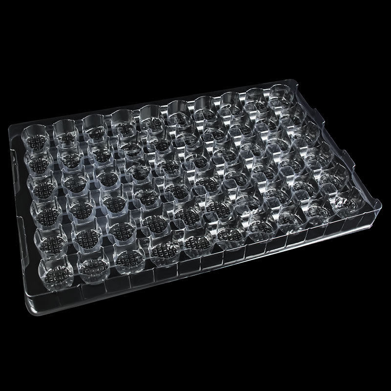 现货PVC/PET吸塑托盘五金电子60格圆托盘金属零件塑料周转底托盒,淘宝优惠券,粉丝福利购,淘宝优惠卷