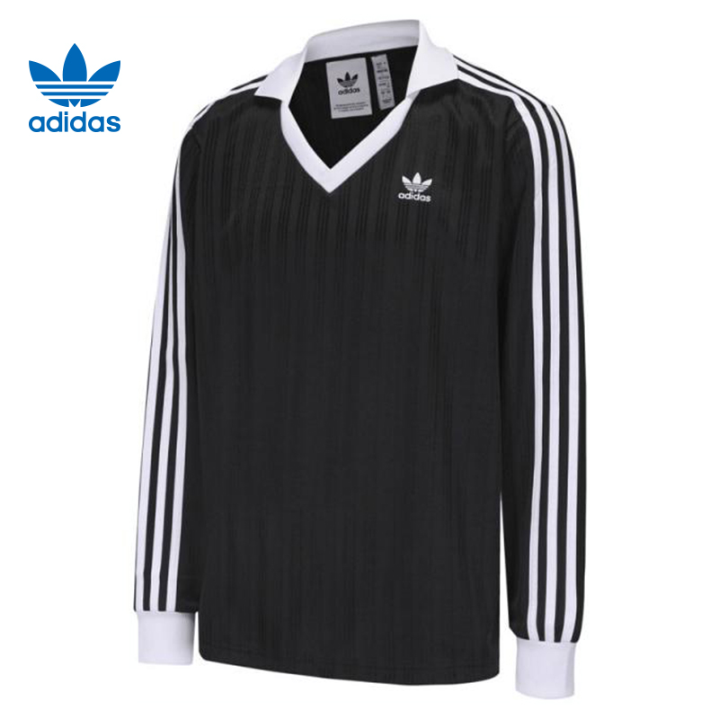 劲浪体育adidas阿迪达斯三叶草男子运动休闲长袖T恤IZ4808
