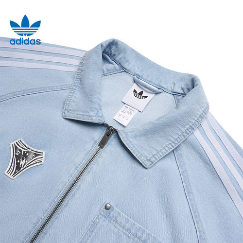 劲浪体育adidas阿迪达斯三叶草男子运动休闲夹克外套KX4824 - 图1