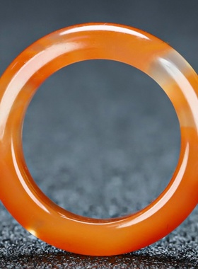 南红玛瑙男女款柿子红天然