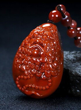 天然原石挂坠男女款凉山南红玛瑙