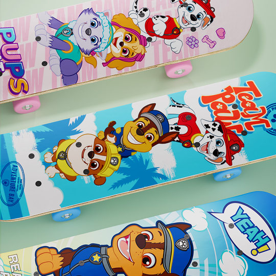 Paw Paw Team children's toy four-wheel scooter