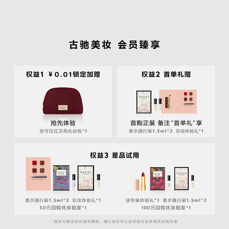 【双11狂欢抢先购】GUCCI古驰迷你奢华女士香水节日礼盒 花香调 - 图0