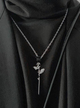 AMBUSH金属玫瑰花项链可调节