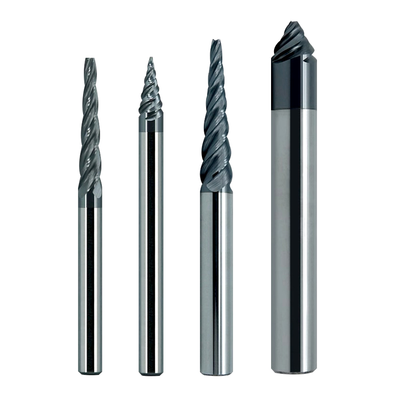 锥度铣刀7度8 10 15 30度40 60°90度钨钢螺旋倒角刀斜度角度铣刀 - 图3