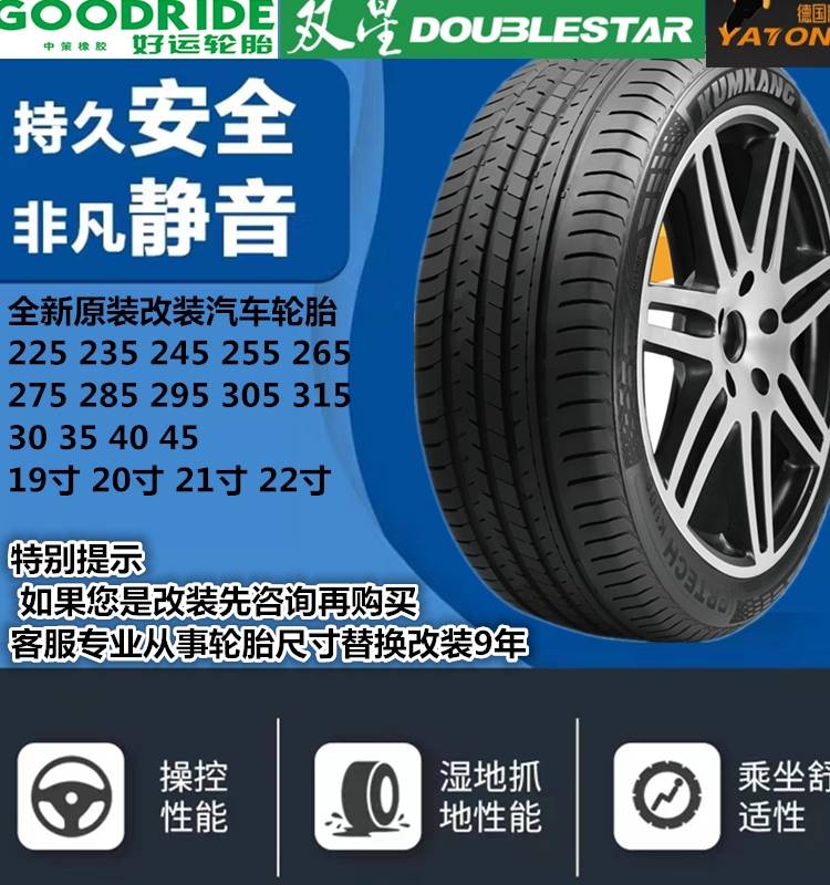 适用轮胎235/245/255/265/275/285/295/305/35R1940R2230R2045R21 - 图2