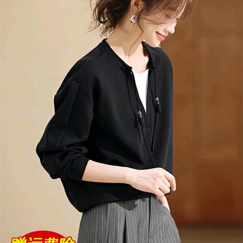 女青岛即墨春秋季2025新款卫衣外套秋冬欧货小个子帽品牌洋气运动 - 图0