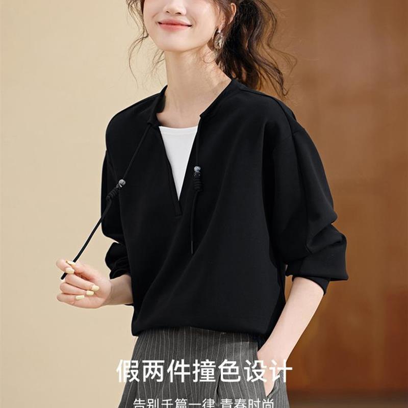 女青岛即墨春秋季2025新款卫衣外套秋冬欧货小个子帽品牌洋气运动 - 图2