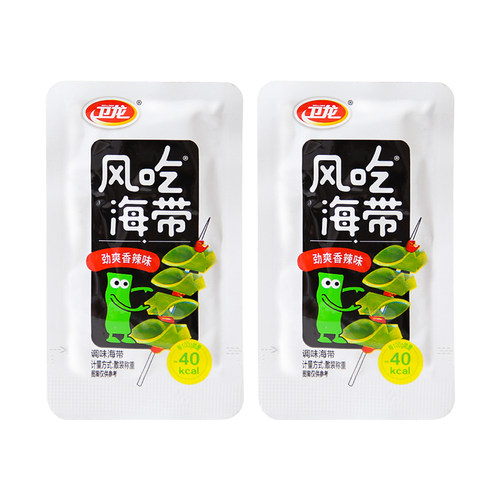 卫龙风吃海带散装麻辣海带片即食辣味下饭菜零食小吃休闲网红食品 - 图3