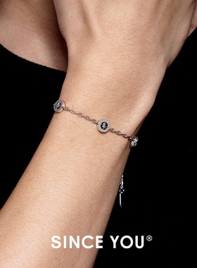 SinceYou八芒星ROCK手链男士