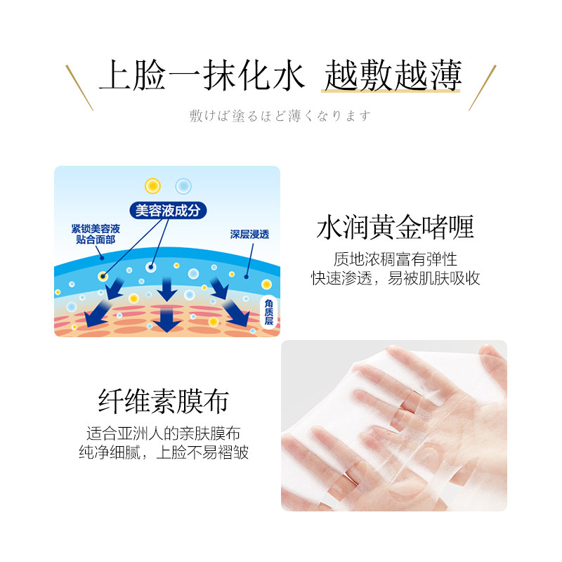 日本高丝clearturn啫喱补水面膜 clearturn贴片面膜