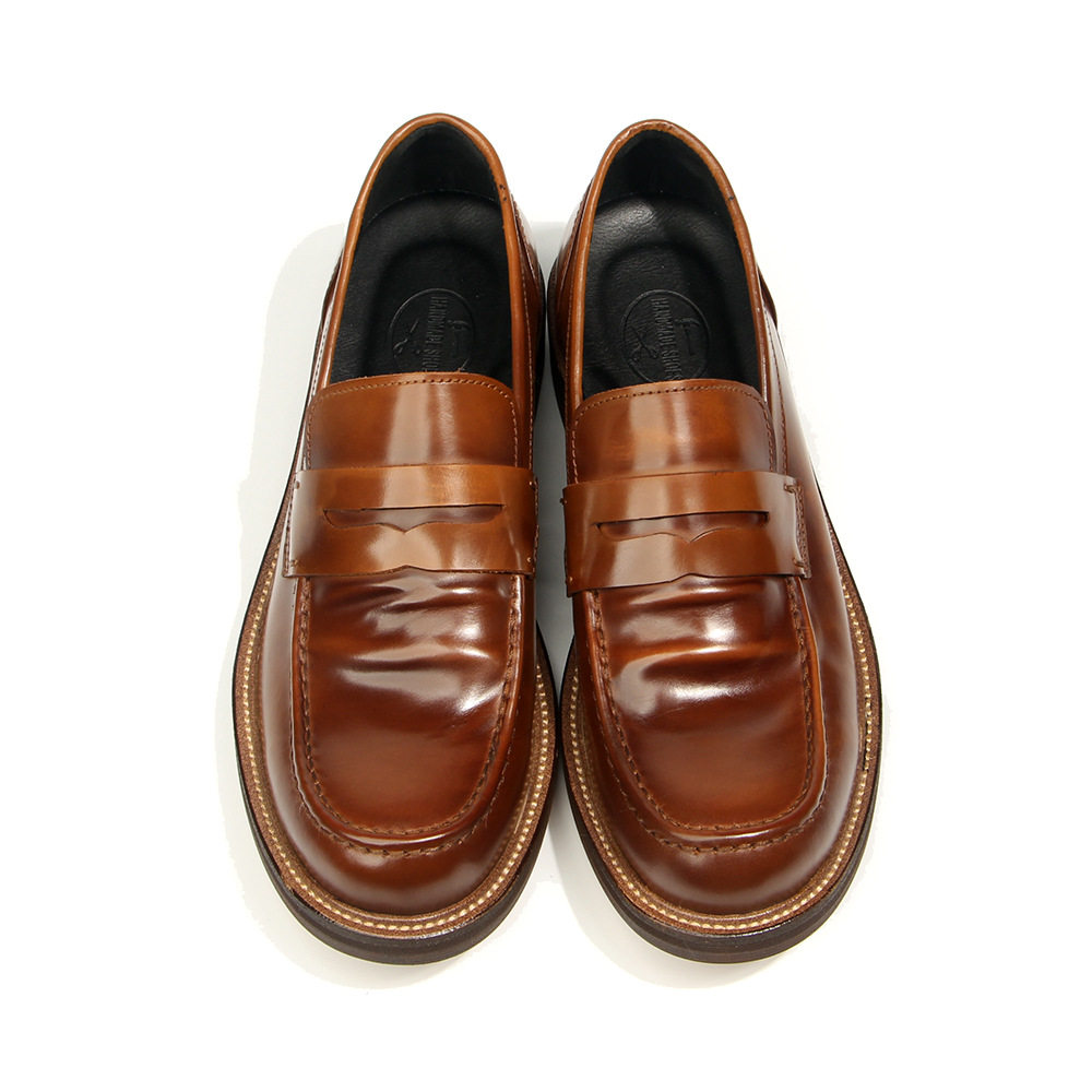 外贸新款真皮乐福鞋商务男士休闲皮鞋一脚蹬高端时尚潮流手工男鞋,淘宝优惠券,粉丝福利购,淘宝优惠卷