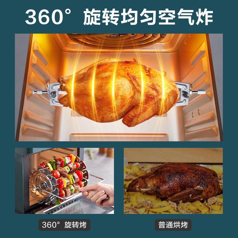 美的空气炸锅一体机多功能家用烤箱 美的萌吃吃空气炸锅
