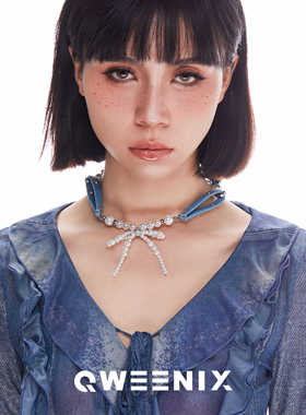 锁骨项链QWEENIX巴洛克珍珠