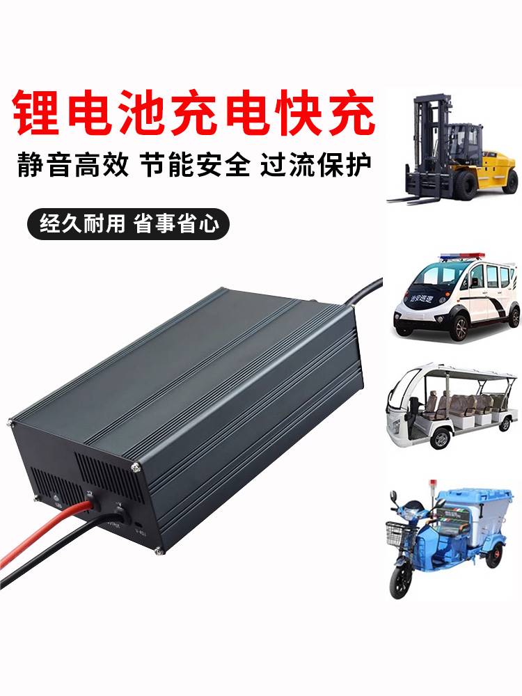 大功率三元锂电池充电器磷酸铁锂充电器12V24V48V60V72V10A20A50A - 图3