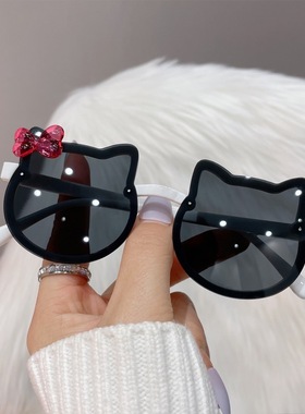 卡通遮阳镜小孩眼镜儿童太阳镜女童防紫外线宝宝眼镜男童墨镜可爱