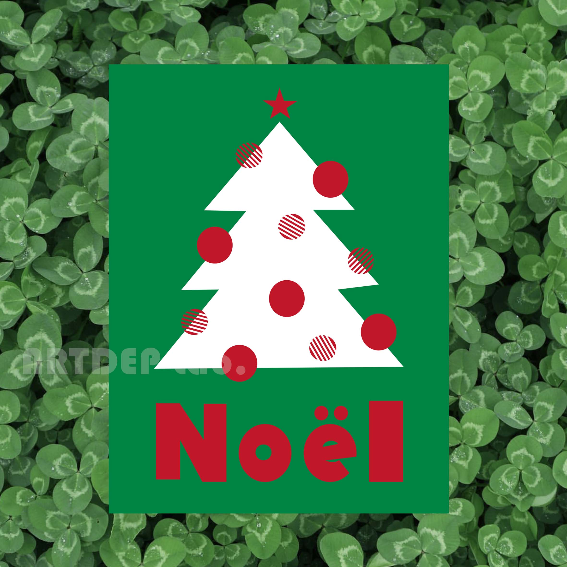 ATD新年圣诞节日系列 咖啡馆奶茶店 装饰海报贴拍照道具墙饰ins风 - 图1