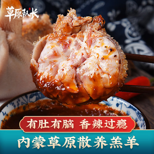 草原队长 羊肚包羊脑新鲜羊肉冷冻内蒙古特产网红肚包脑 1000g - 图1