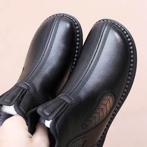 宝石老北京布鞋冬季女款中老年人加绒加厚保暖妈妈短靴老人棉鞋女