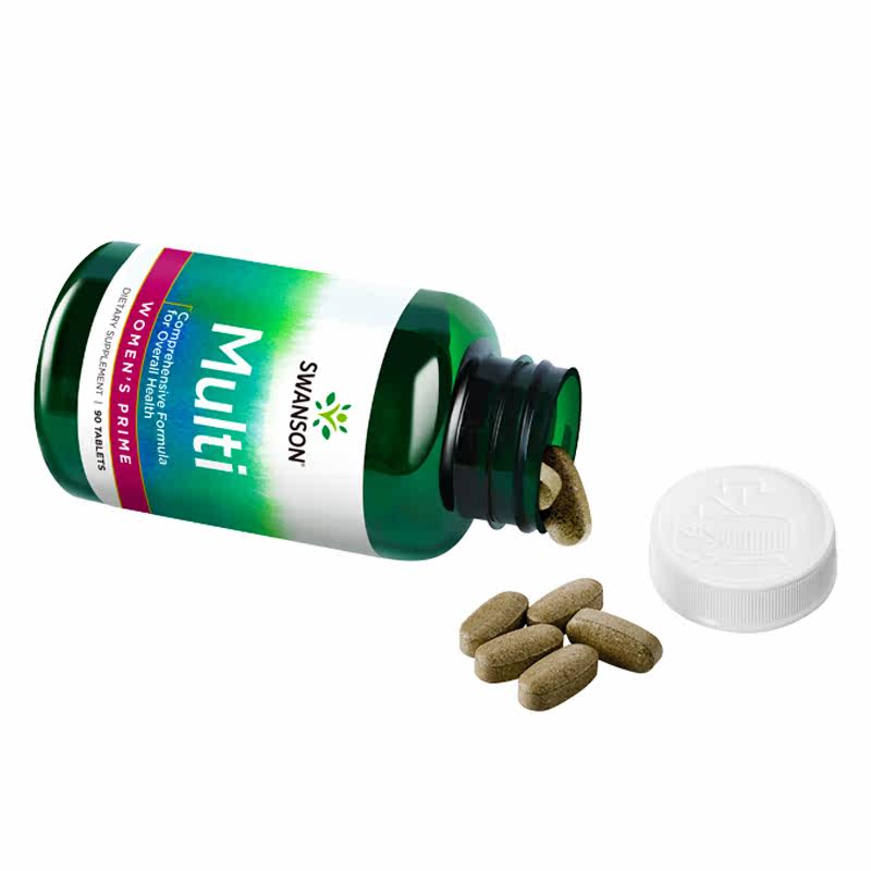 斯旺森女士复合舒缓女性维生素片 Yeegar保健品海外复合维生素/矿物质