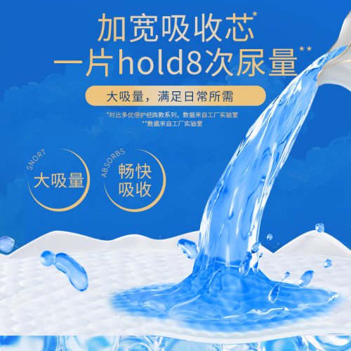 多优倍护pro拉拉裤尿不湿婴儿纸尿裤男女宝宝专用超薄透气4包 - 图2