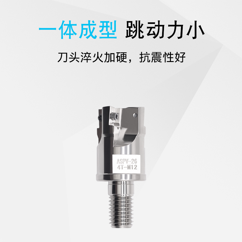 锁牙式插铣铣刀头ASPV20R精磨螺纹头装日立款MPHW060308铣刀片 - 图2