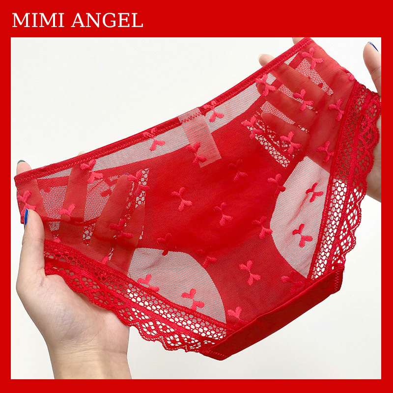 mimi angel本命年大红色虎年内裤 mimiangel内裤