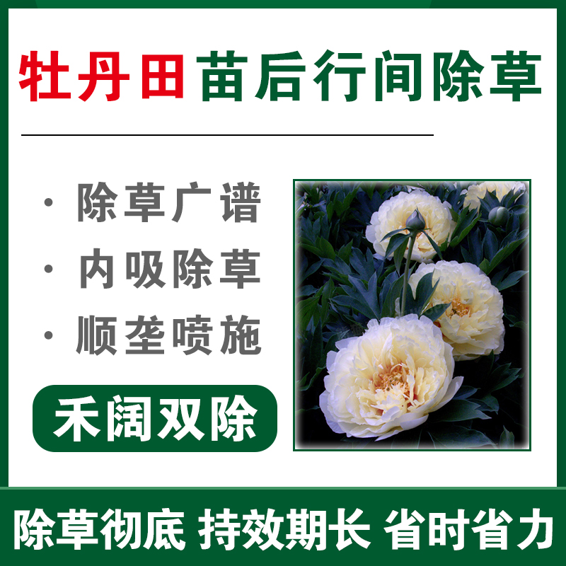 【牡丹除草专用】苗后除草剂套装芍药田地禾阔除草农药正品