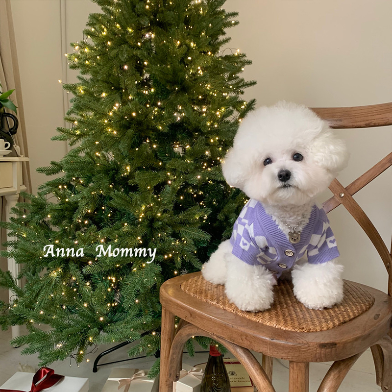 狗狗衣服春夏宠物开衫毛衣比熊泰迪博美小型幼犬法斗猫咪服装春季 - 图2