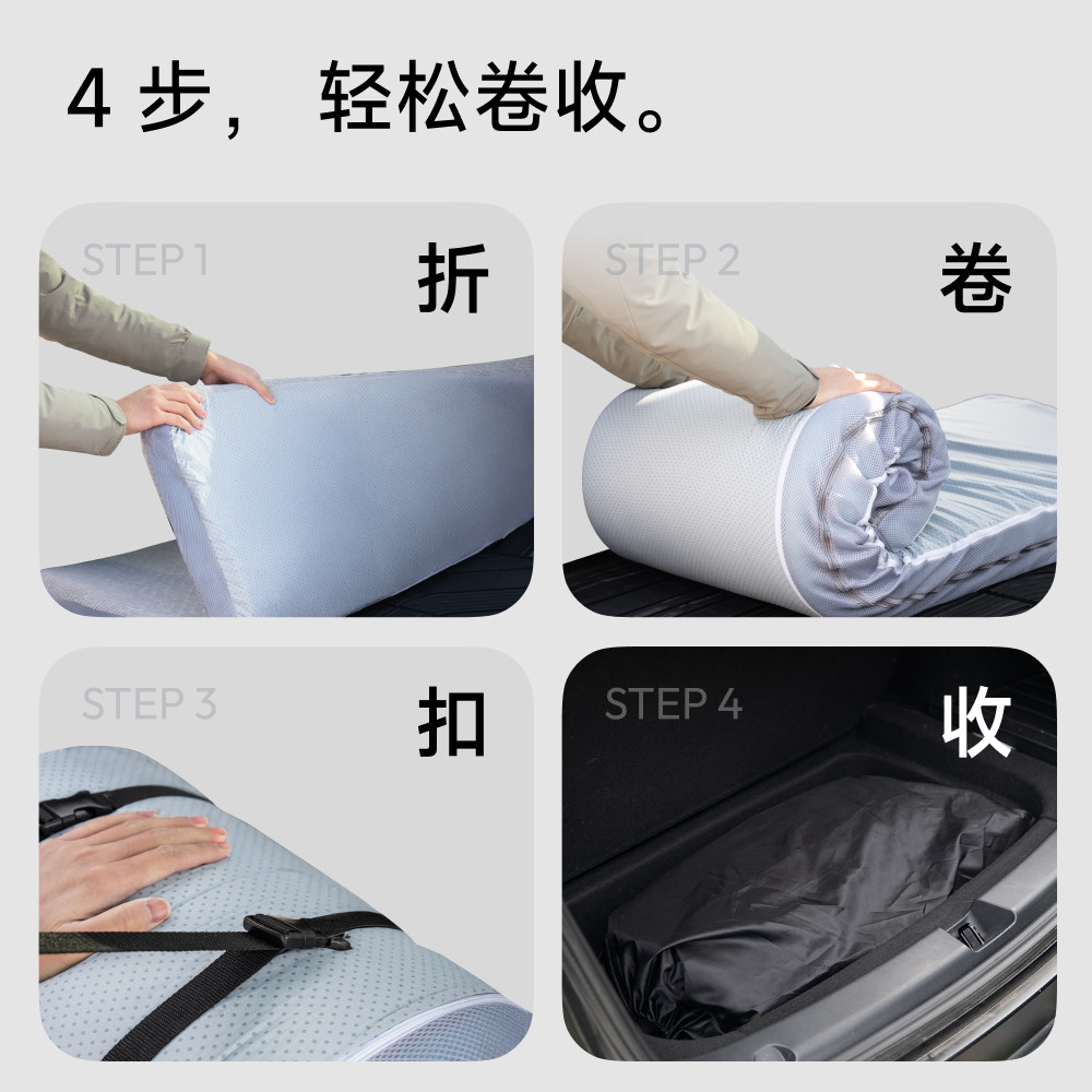 小特适用于特斯拉焕新款ModelY/3车载速装找平床垫露营睡后备箱