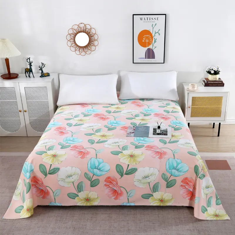 新款四季布原棉细纱老粗布床单三件套透气软席床上用品床单枕套t,淘宝优惠券,粉丝福利购,淘宝优惠卷