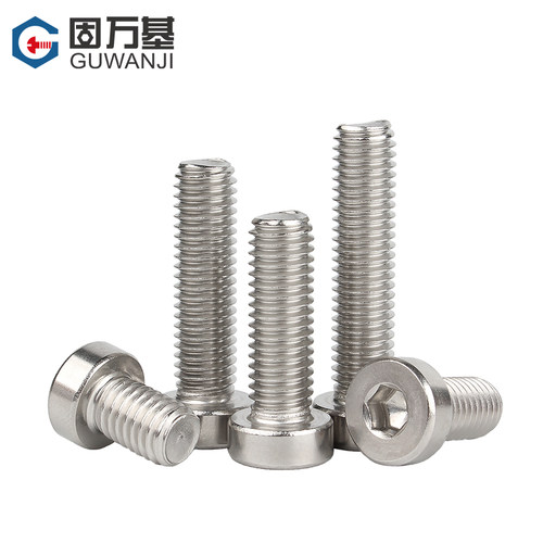 304不锈钢薄头内六角螺丝DIN7984矮头螺栓加长螺钉M3M4M5M6M8M10 - 图0