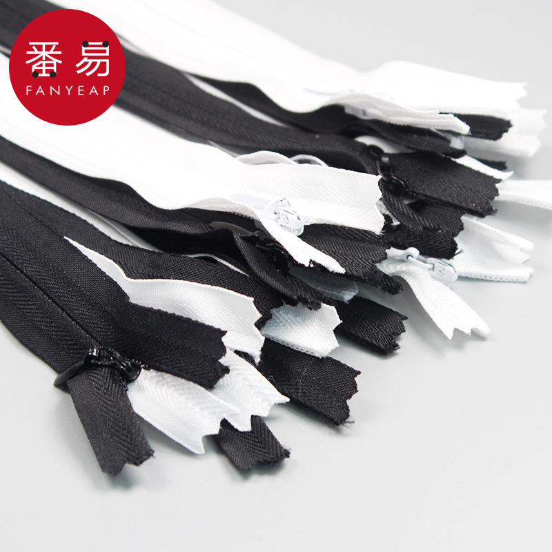 拉链B1pq801-暗链拉链配件连衣裙被套拉链抱枕拉锁裙子拉链 - 图0