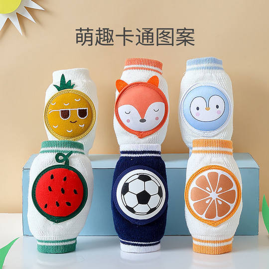 Baby crawling summer children's leggings and kneepads