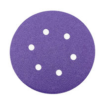 775K Film Purple Paper 6 Inch 6 Holes Dry Frosted Paper Purple Ceramic Abrasives Sandpaper Polished Metal Car 6 Inch 6 Holes
