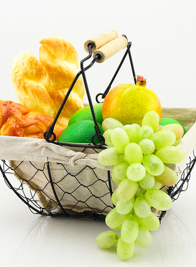 北欧橱柜摆件收纳篓道具洋酒饰品