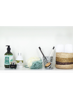 卫生间道具绿植浴室柜软装小摆件