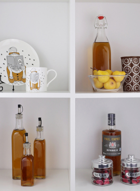 格子简约现代风摆盘公寓软装饰品