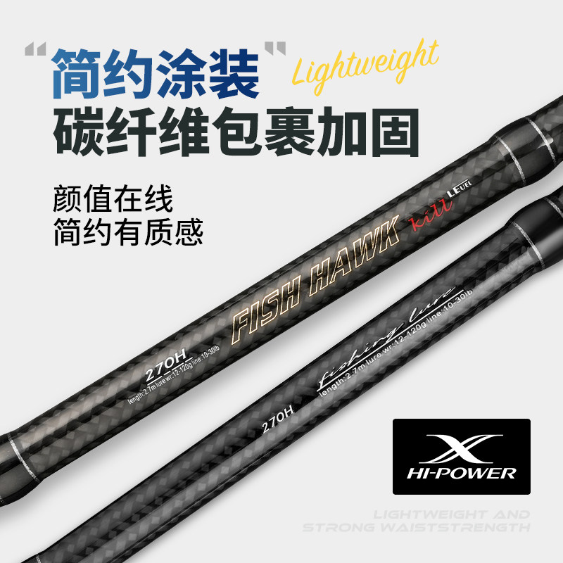 威海盛霆大物超远投路亚竿2.7/3.0H调3.6米MH调枪柄直柄锚竿远投,淘宝优惠券,粉丝福利购,淘宝优惠卷