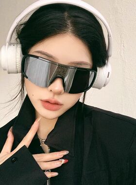 Vlog专用骑行护目镜太阳眼镜男女通用大框方形防紫外线户外运动镜
