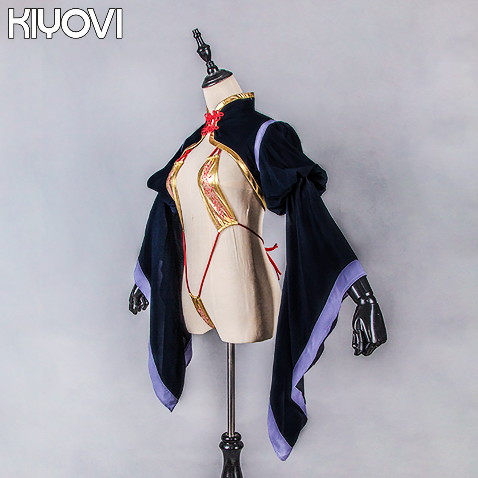 KIYOVI新款FGO源赖光COSPLAY女装僵尸动漫同人改良帽子绑绳套装,淘宝优惠券,粉丝福利购,淘宝优惠卷