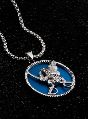 项链男高级设计感小众吊坠