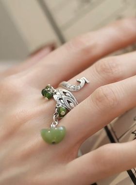 树脂石个性高级新中式文艺孔雀