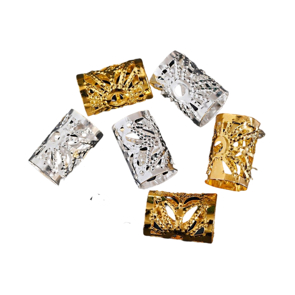 脏辫扣环雷鬼脏辫饰品装饰发环发圈发扣头饰发饰编辫发环发圈假发 - 图3