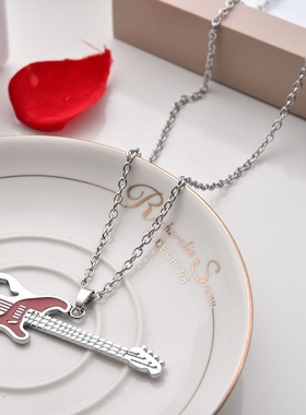 吉他挂件小饰品古筝钥匙扣乐器电吉他模型创意钥匙链迷你个性饰品