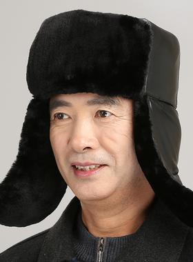 雷锋帽男款保安执勤军棉帽子
